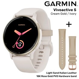 GARMIN Vivoactive 5 Cream Gold Aluminium / Ivory спортивные часы