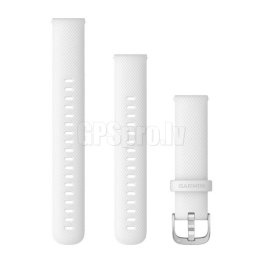 GARMIN Quick Release Band 18mm, White with Silver Hardware аксессуар