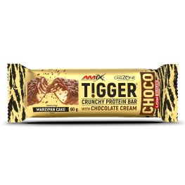 AMIX TiggerZero CHOCO Protein Bar 60g, Marzipan Cake sportlik toitumine