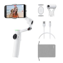 INSTA360 Flow 2 Pro AI Tracker Bundle, Summit White stabilisaatorid