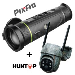 PIXFRA SIRIUS HD SA50 1280x1024 50mm + Huntop E50 trail camera termokaamerad