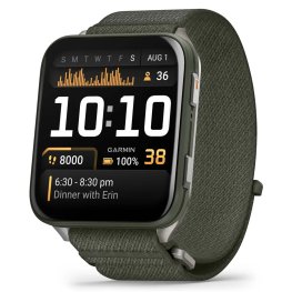 GARMIN Venu X1 Moss with Titanium Caseback and Moss ComfortFit Nylon Band spordikell