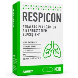 ICONFIT Respicon - Atbalsts plaušām un elpceļiem, N30 toidulisand