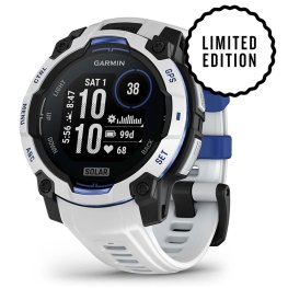 GARMIN Instinct 3 – 45 mm, Supernova Edition, Solar, Whitestone / Bolt blue spordikell