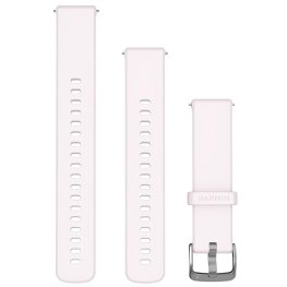 GARMIN Quick Release Band 18mm, Blush Pink Silicone with Silver Hardware аксессуар