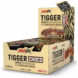 AMIX TiggerZero CHOCO Protein Bar 15x60g, Triple Brownie спортивное питание
