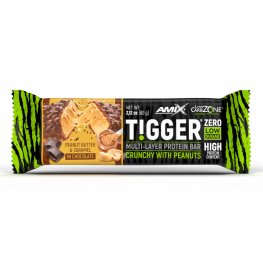 AMIX TiggerZero Multi-Layer Protein Bar 60g, Peanut Butter Cake sportlik toitumine