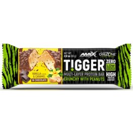 AMIX TiggerZero Multi-Layer Protein Bar 60g, Vanilla & Caramel sportlik toitumine