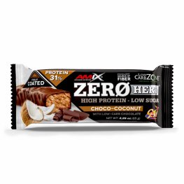 AMIX Low-Carb ZeroHero® Protein Bar 65g, Double Chocolate sportlik toitumine