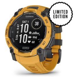 GARMIN Instinct 3 - 50 mm, Solar, Sunburst with sunburst/grey silicone band spordikell