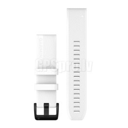 GARMIN QuickFit Band 22mm, White with Black Stainless Steel Hardware аксессуар