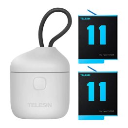 TELESIN -slot waterproof charger Allin box + 2 batteries for GoPro Hero 12 / 11 / 10 / 9¶3 aksessuaarid