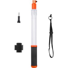 TELESIN Diving Floating Translucent Waterproof Selfie Stick for Action Camera aksessuaarid