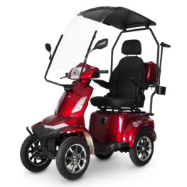 I.M.L. LIFE 4 with a roof, Acid 60V 20Ah 1000W, Red elektrilised tõukerattad
