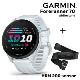 GARMIN Forerunner 70, Whitestone + HRM 200 sensor spordikell