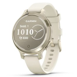 GARMIN Lily 2 Active, Lunar Gold with Bone Silicone Band spordikell