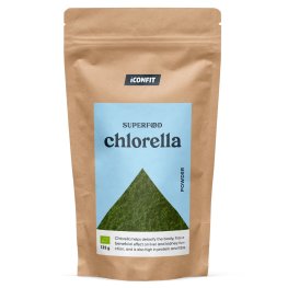 ICONFIT Organic Chlorella Powder, 125g sportlik toitumine