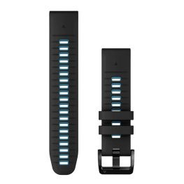 GARMIN QuickFit Band 22mm, Black/Cirrus Blue Silicone аксессуар