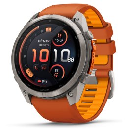 GARMIN Fenix 9 Pro 51mm AMOLED inReach, Titanium Autumn Orange/Spark spordikell