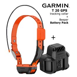 GARMIN Alpha T20 GPS Dog Tracking Collar + Beeper Battery Pack elektrilised kraed