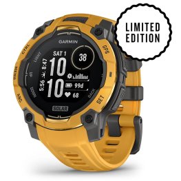 GARMIN Instinct 3 - 45 mm, Solar, Sunburst with sunburst/grey silicone band spordikell