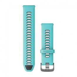 GARMIN Quick Release Band 22mm, Aqua/Black with Slate Hardware аксессуар