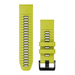 GARMIN QuickFit Band 26mm, Electric Lime/Graphite Silicone аксессуар