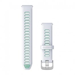 GARMIN Quick Release Band 18mm, Whitestone/Neo Tropic with Silver Hardware aksessuaarid