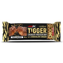 AMIX TiggerZero CHOCO Protein Bar 60g, Triple Brownie sportlik toitumine