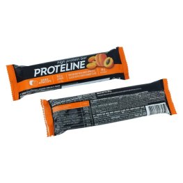 PROTELINE proteiinipatukad kuivatatud aprikoosidega, glasuuritud kondiitritoodete glasuuriga (80g) sportlik toitumine