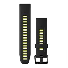 GARMIN QuickFit Band 20mm, Black/Electric Lime Silicone аксессуар