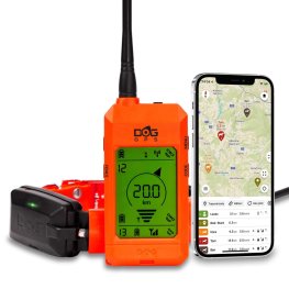 DogTrace DOG GPS X30 orange komplekt: elektriline krae + pult