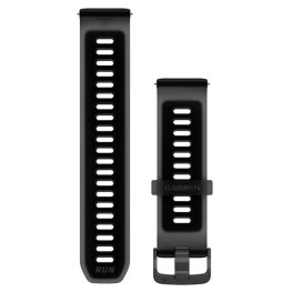 GARMIN Quick Release Band 22mm, Translucent Black/Black with Slate Hardware аксессуар
