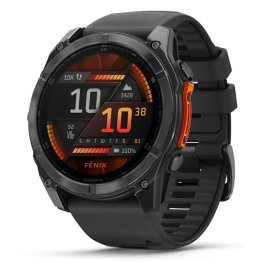 GARMIN Fenix 8 51 mm, AMOLED, Slate Gray with Black Silicone Band spordikell