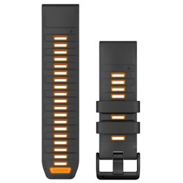 GARMIN QuickFit Band 26mm, Graphite/Spark Orange Silicone Band aksessuaarid