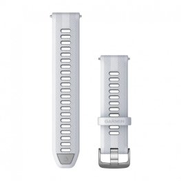 GARMIN Forerunner Watch Band, Whitestone/Powder Gray with Silver Hardware аксессуар