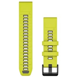 GARMIN QuickFit Band 22mm, Amp Yellow/Graphite Silicone Band аксессуар