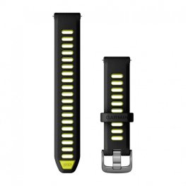 GARMIN Quick Release Band 18mm, Black/Amp Yellow with Slate Hardware аксессуар
