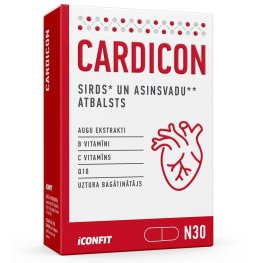 ICONFIT Cardicon - Sirds un asinsvadu labsajūtai, N30 toidulisand
