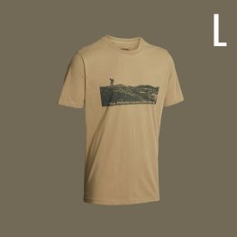 NORTHERN HUNTING STEIN men t-shirt in sand color, size L Jahiriided meestele