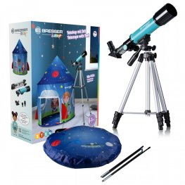 Bresser JUNIOR 50/360 с тентом телескоп