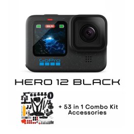 GOPRO HERO12 Black + 53 in 1 Combo Kit Accessories спортивная камера