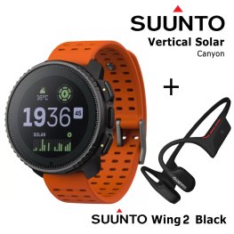 SUUNTO Vertical Solar, Canyon + Suunto Wing 2 Black spordikell