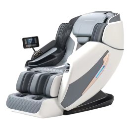 Harmõ Q5 Massage chair, White / Gray + подарок массажное кресло
