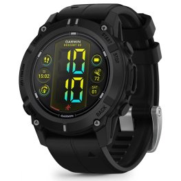GARMIN Descent G2 Black with black silicone band spordikell