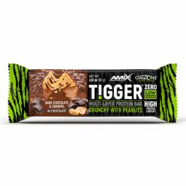 AMIX TiggerZero Multi-Layer Protein Bar 60g, Dark Chocolate & Caramel sportlik toitumine