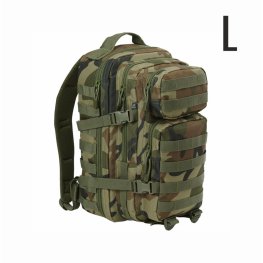 BRANDIT US Cooper Backpack, size L, Woodland color Seljakott jahiks
