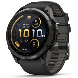 GARMIN Fenix 9 Pro 51mm AMOLED inReach, Carbon Gray DLC Titanium Black/Pebble spordikell