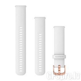 GARMIN Quick Release Band 20mm, White with Rose Gold Hardware аксессуар