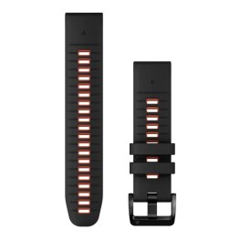 GARMIN QuickFit Band 22mm, Black/Flame Red Silicone аксессуар